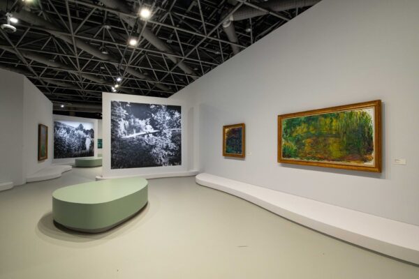 ALLESTIMENTO GRIMALDI FORUM MOSTRA MONET Salle 7 - Giverny le bassin aux nymphéas 7